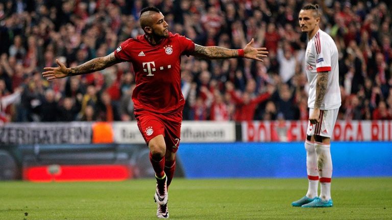 Bayern Arturo Vidal GOL vs Benfica (uefacom)