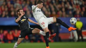 Sevilla FC v Manchester United - UEFA Champions League Round of 16: First Leg