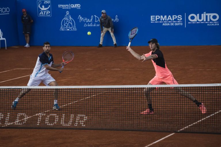 Nico Jarry y Hans Podlipnik (ATP Quito oficial)