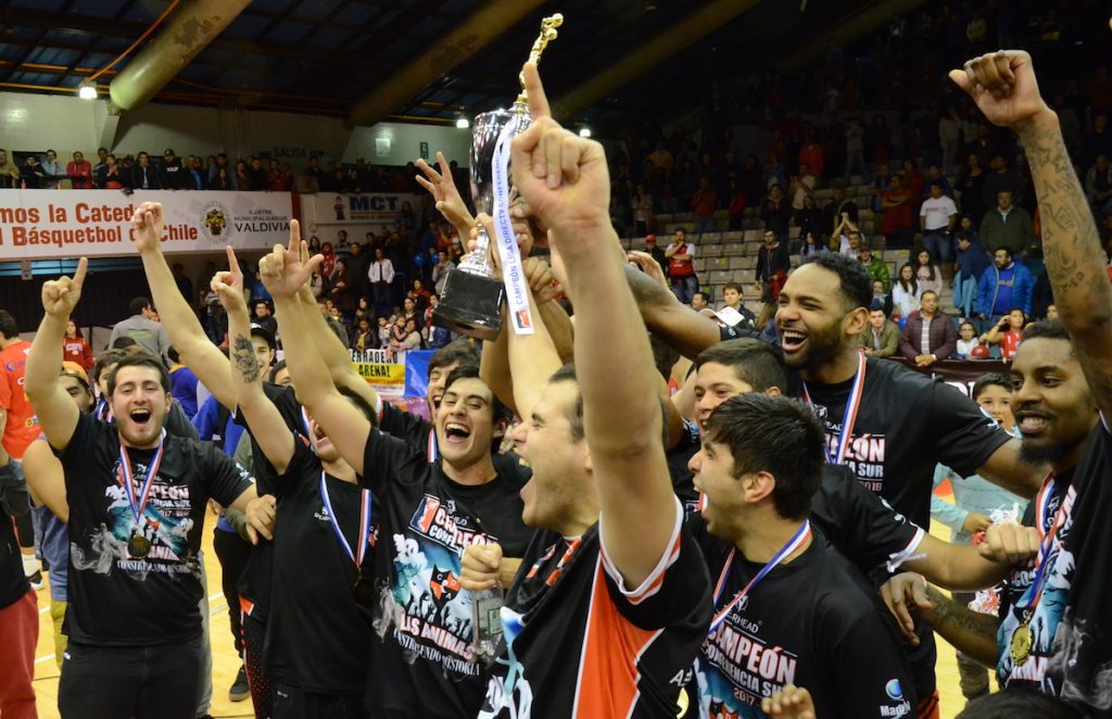 Las Animas campeon Conferencia Sur (LNB Chile)