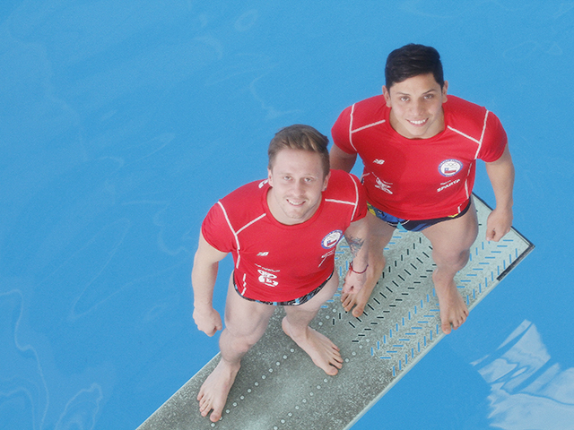 Diego Carquin y Donato Neglia (Team Chile)