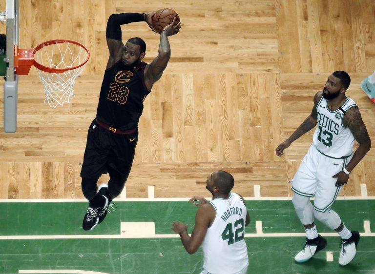 LeBron James, Al Horford, Marcus Morris