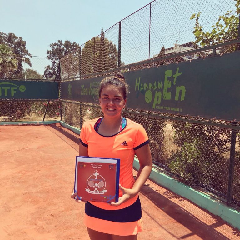 Fernanda Brito campeona Hammamet (TW F Brito 1)