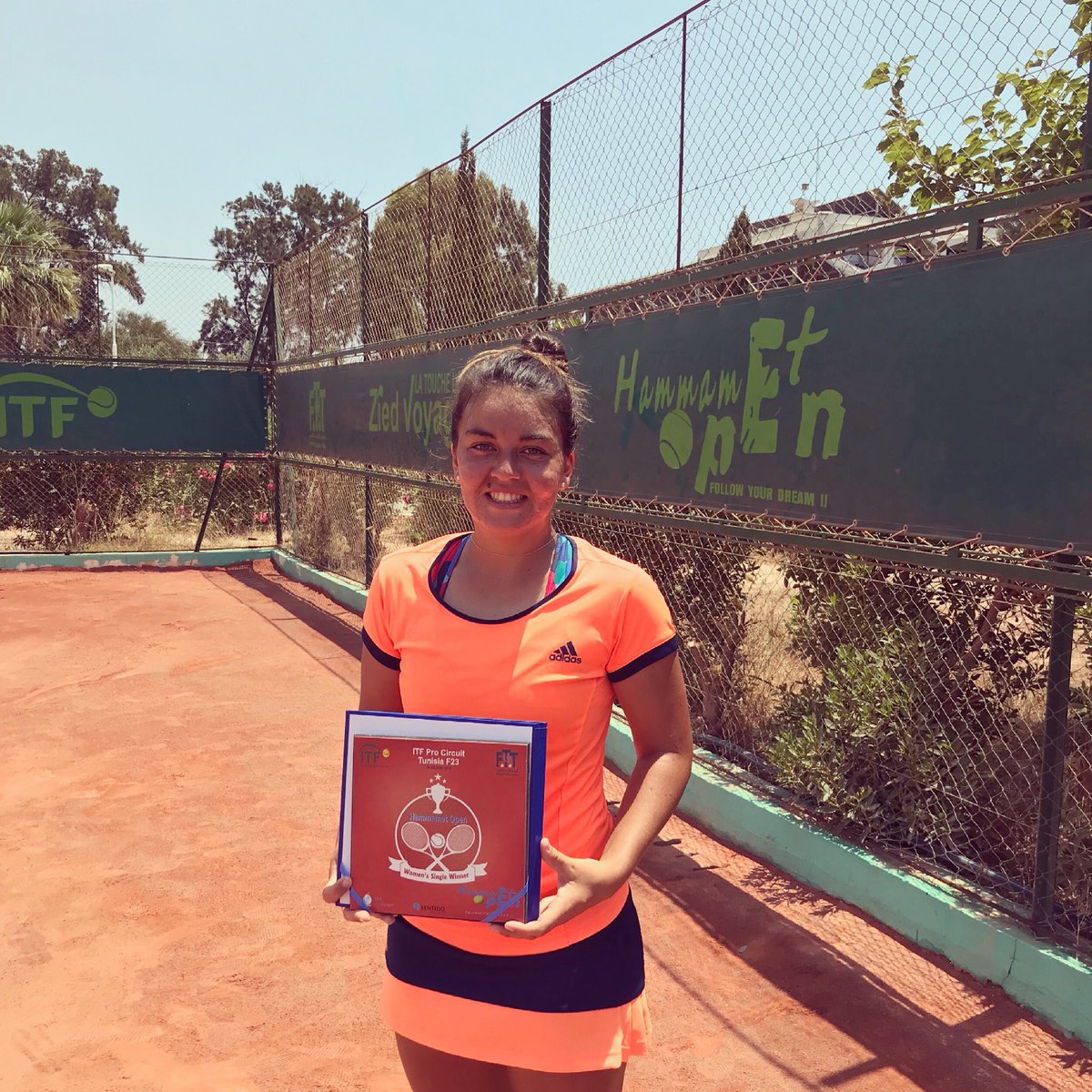 Fernanda Brito campeona Hammamet (TW F Brito 1)