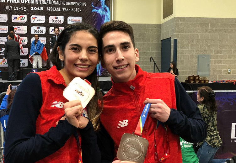 Ignacio-Morales-Fernanda-Aguirre-Panamericano-Taekwondo-2018