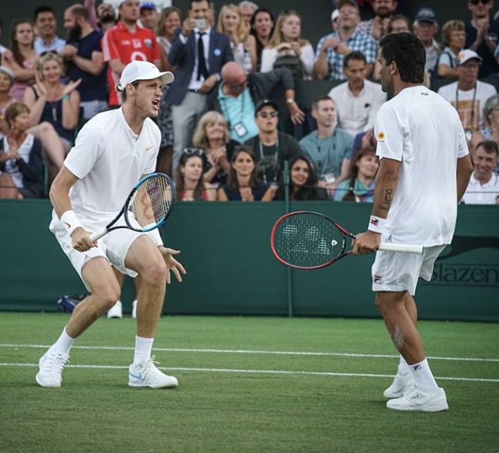 Nico Jarry Wimbledon 2018 (Chile Copa Davis 1)