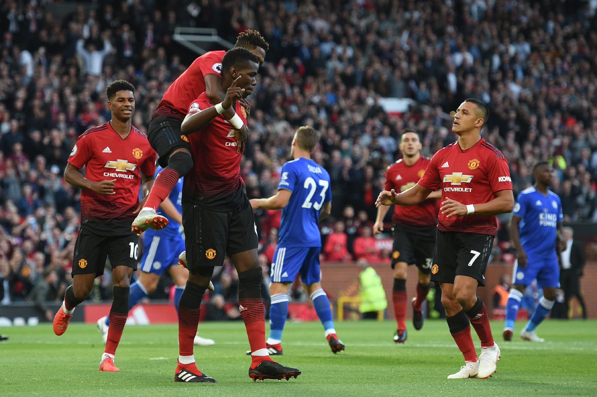 Man United vs Leicester (EPL 3) - Alexis