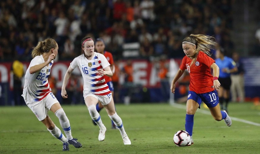 LA ROJA Femenina vs EEUU (Anfp 1)
