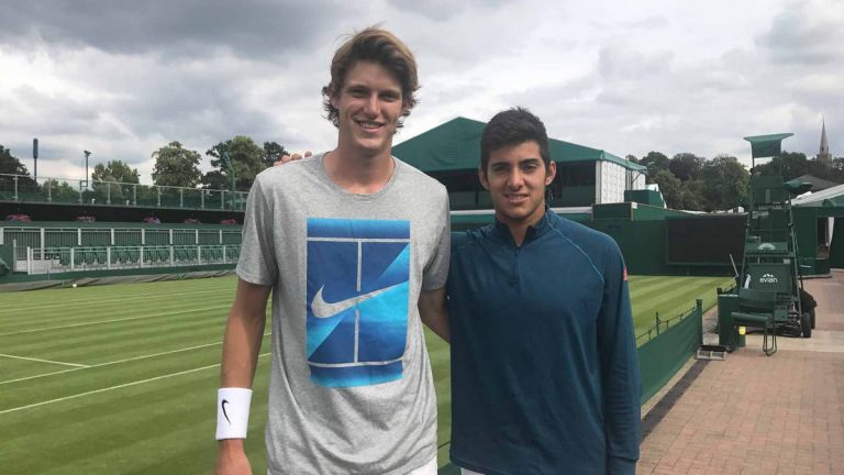 Nicolas Jarry y Christian Garin
