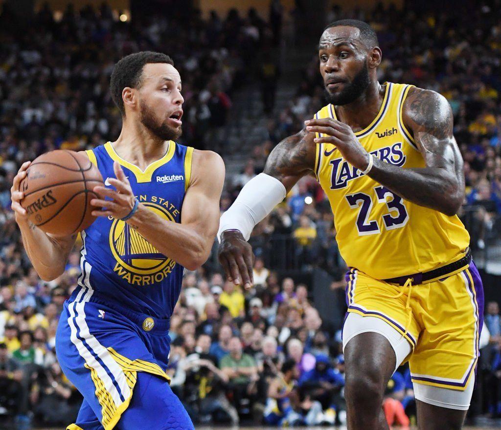 NBA Warriors vs Lakers