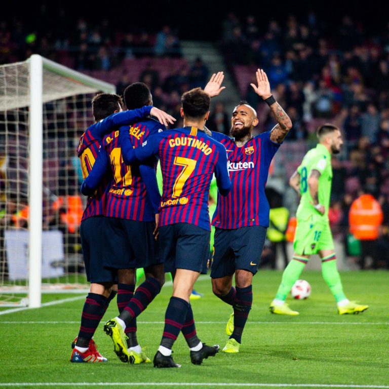 FC Barcelona vs Levante (FCB 1) - VIDAL