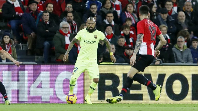 Athletic Bilbao vs FC Barcelona - Arturo Vidal (FCB 1)