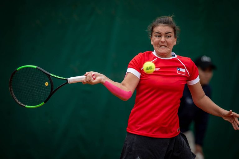 Fernanda Brito Chile vs ARG (Fed Cup Es 1)