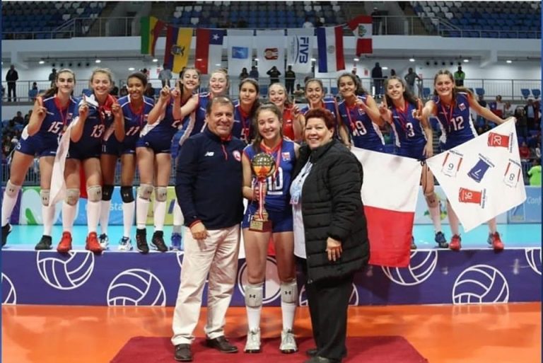 CHILE voleibol Fem Sub 19 campeon (Team Chile 1)
