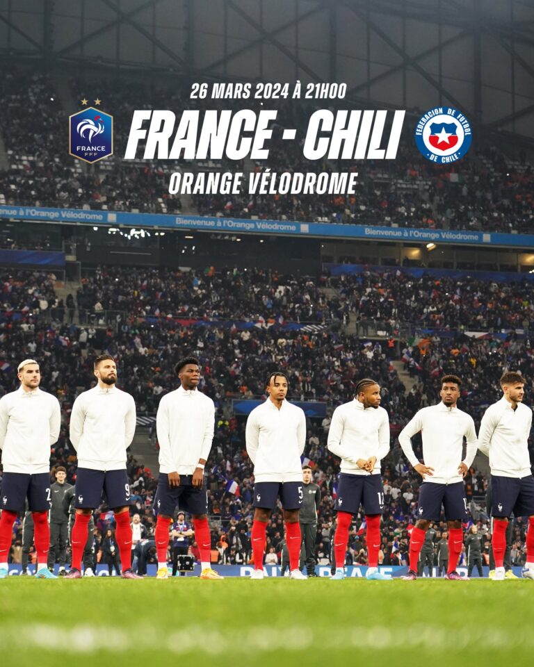 Francia vs Chile - Amistoso FFF