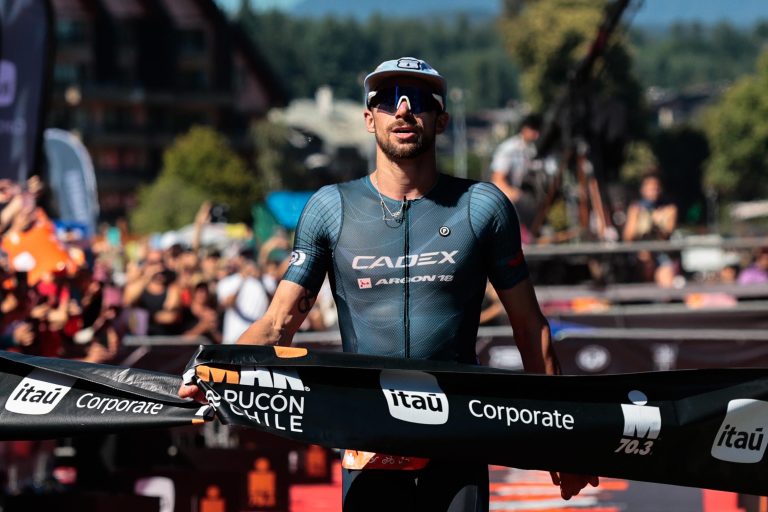 Tyler Mislawchuck Ganador Élite Hombres Itaú IRONMAN 70.3 Pucón 2025