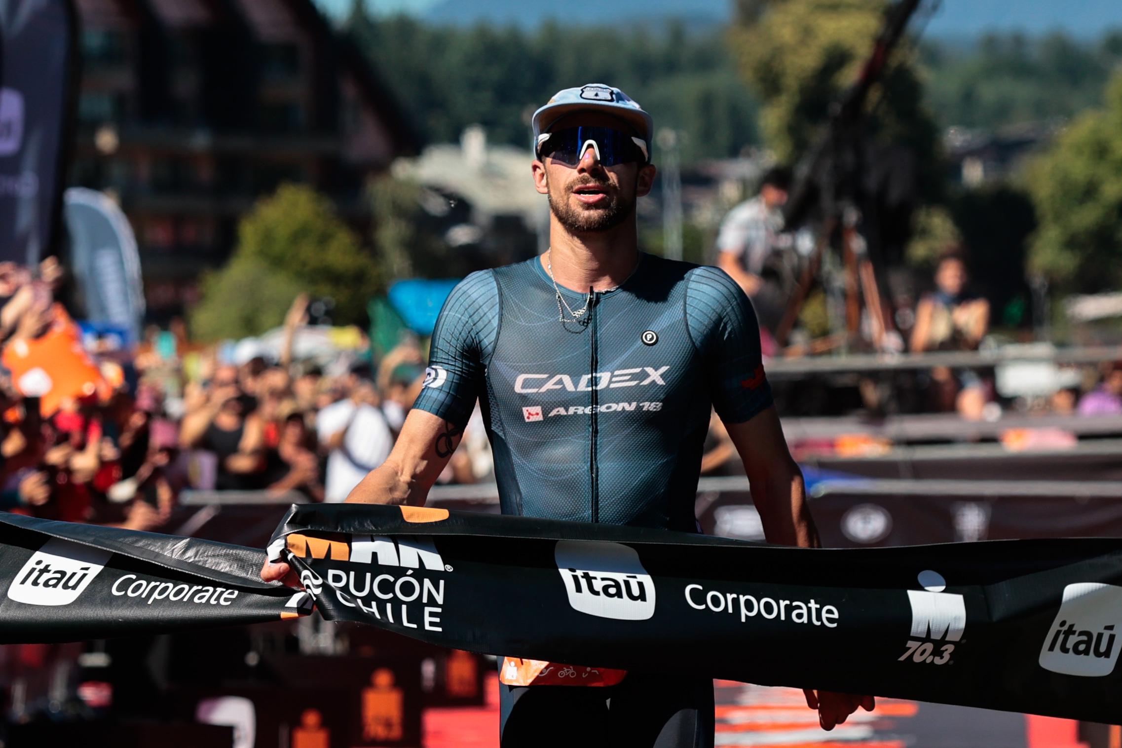 Tyler Mislawchuck Ganador Élite Hombres Itaú IRONMAN 70.3 Pucón 2025